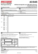 Viessmann Vollmer 43545 Mounting Instruction предпросмотр