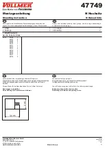 Предварительный просмотр 2 страницы Viessmann Vollmer 47749 Mounting Instruction