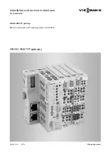 Preview for 1 page of Viessmann WAGO KNX/TP gateway Installation And Service Instructions For Contractors