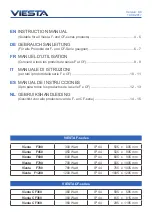 Preview for 2 page of Viesta CF Series Instruction Manual