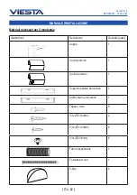 Предварительный просмотр 62 страницы Viesta DH600-XA Instruction Manual