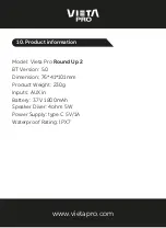 Предварительный просмотр 12 страницы VIETA PRO Round Up 2 User Manual