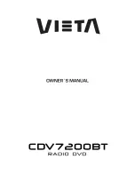 VIETA CDV7200BT Owner'S Manual preview