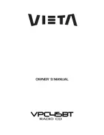 Предварительный просмотр 1 страницы VIETA VPC45BT Owner'S Manual