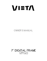 VIETA VPF60 Owner'S Manual preview