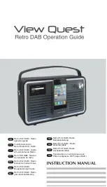 Preview for 1 page of View Quest Retro Wi-Fi DAB+ Radio Operation Manual