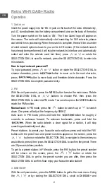 Preview for 3 page of View Quest Retro Wi-Fi DAB+ Radio Operation Manual