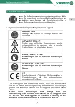 Preview for 3 page of VIEWEG 990268 Series Operating Manual