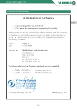 Preview for 11 page of VIEWEG DC 200 Operating Manual