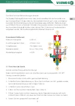 Preview for 5 page of VIEWEG DV-5325 Operating Instructions Manual