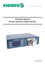 VIEWEG PPD-3000 Operating Manual preview