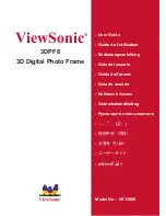 ViewSonic 3DPF8 User Manual предпросмотр