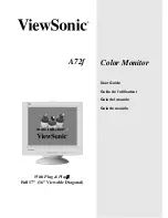 Preview for 1 page of ViewSonic A72f User Manual