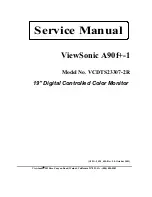 Preview for 1 page of ViewSonic A90f+ 1 Service Manual