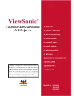 Предварительный просмотр 1 страницы ViewSonic BRILLIANTCOLOR PJ560D User Manual