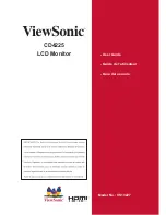 ViewSonic CD4225 (Spanish) Guía Del Usuario preview