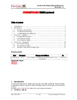 Preview for 1 page of ViewSonic CD4233 Hardware Interface Spec And Software Protocols