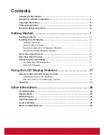 Preview for 2 page of ViewSonic CDE3201LED User Manual