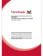 ViewSonic CDE3202 User Manual preview