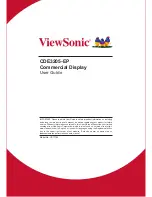 ViewSonic CDE3205-EP User Manual preview