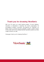 Предварительный просмотр 2 страницы ViewSonic CDE4302-H User Manual