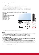 Preview for 10 page of ViewSonic CDE4302-H User Manual