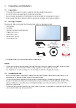 Preview for 10 page of ViewSonic CDE4302 User Manual