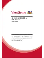 Предварительный просмотр 1 страницы ViewSonic CDE4600-L User Manual