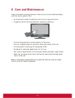 Предварительный просмотр 42 страницы ViewSonic CDE5501 User Manual