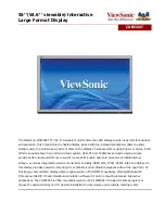 Preview for 1 page of ViewSonic CDE5560T User Manual