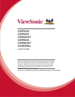 Preview for 1 page of ViewSonic CDP3235 User Manual