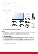 Preview for 9 page of ViewSonic CDP4260-TL User Manual