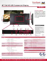 Preview for 2 page of ViewSonic CDX4650-L Specification