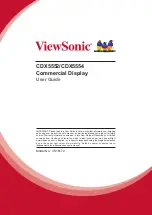 Preview for 1 page of ViewSonic CDX5552 User Manual