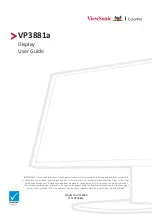 Предварительный просмотр 1 страницы ViewSonic ColorPro VS16980 User Manual