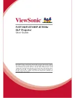 Предварительный просмотр 1 страницы ViewSonic DLP PROJECTOR PJD7400 User Manual