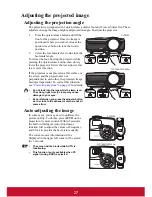 Предварительный просмотр 32 страницы ViewSonic DLP PROJECTOR PJD7400 User Manual