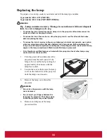 Предварительный просмотр 61 страницы ViewSonic DLP PROJECTOR PJD7400 User Manual