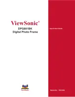 Preview for 1 page of ViewSonic DPG801 Quick Start Manual