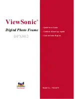 Preview for 1 page of ViewSonic DPX802 Quick Start Manual