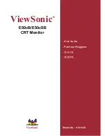 Preview for 1 page of ViewSonic E50-8 User Manual