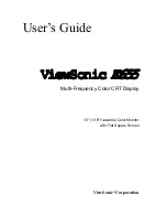 Preview for 1 page of ViewSonic E655 User Manual