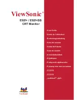 Предварительный просмотр 1 страницы ViewSonic E92f (Finnish) User Manual