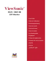 Preview for 1 page of ViewSonic E92f+ (Spanish) Guía Del Usuario