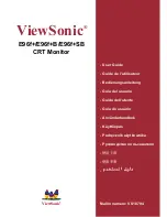 Preview for 1 page of ViewSonic E96f+B (Finnish) Käyttöopas