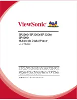 Предварительный просмотр 1 страницы ViewSonic EP2203r User Manual