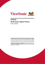 Preview for 1 page of ViewSonic EP4320 User Manual