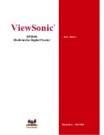 Preview for 1 page of ViewSonic EP5502 User Manual