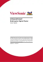 Preview for 1 page of ViewSonic EP5542 User Manual