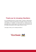 Предварительный просмотр 2 страницы ViewSonic EP5542 User Manual